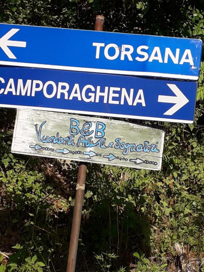 Viandanti, Artisti E Sognatori Bed & Breakfast Comano  Bagian luar foto